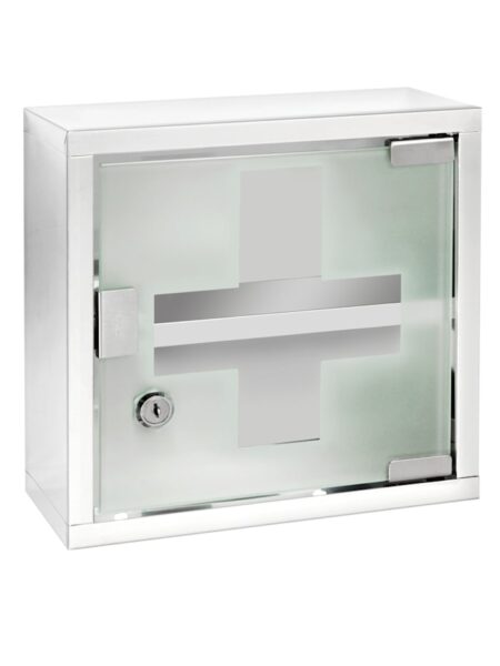 Medikamentenschrank Edelstahl 25 x 25 cm, glänzend Wenko,