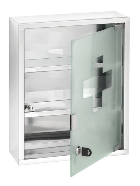 Medikamentenschrank Edelstahl 30 x 40 cm, glänzend Wenko,